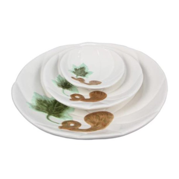 Youngs 89043 Ceramic Fall Plate Set 3 Piece