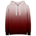 thumbnail image 4 of Yuanlong Womens Hoodies Gradient Design Long Sleeve Drawstring Hooded Sweatshirt Fall Streetwear Fashion Ladies Pullover Tops With Pockets, 4 of 4