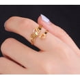 thumbnail image 4 of Personalized Couple Rings Stainless Steel Custom Name Adjustable Rings for Holiday Gift, European American Style, 4 of 4