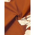 thumbnail image 7 of Plus Size Multicolor Floral Print One Shoulder Ruched Waist Maxi Dress, 7 of 7