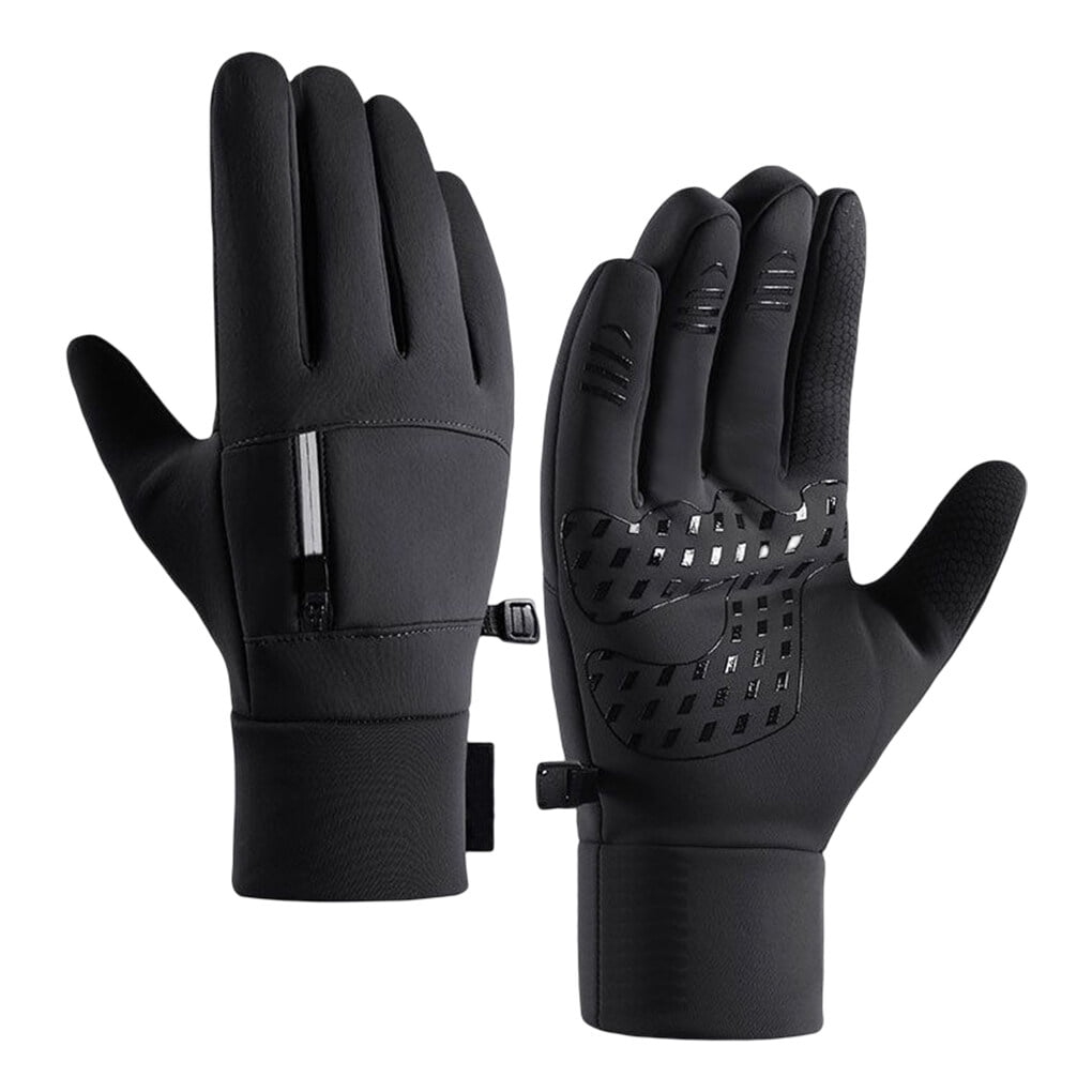 Pair Waterproof Thickened Glove Fishing Climbing Bike Polyester