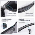 thumbnail image 3 of Gafas de Sol RIVBOS RB832-1 Negro Transparente Gris Polarizadas UV400, 3 of 7