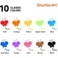 thumbnail image 6 of Washable Dot Markers, 10 Colors Bingo Daubers with Dot Coloring Book and 70 Patterns Coloring PDF Sheets, Non-Toxic Water-Based Dot Markers by Shuttle Art, 6 of 8