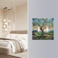 thumbnail image 5 of Dailycode Light Switch Plate Covers 3 Gang Wall Plate Plastics Outlet Covers for Kitchen Home Office Decor Vibrant Whimsical Tree, 5 of 8