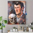 thumbnail image 4 of Qisvanset Cap Man Portrait Canvas Print 12x16 Inch Hallway Wall Decor, 4 of 8