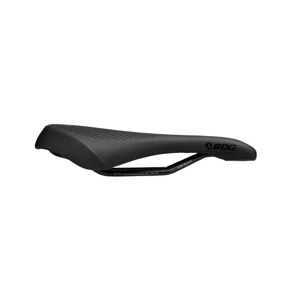 SDG Allure V2 Saddle, Lux-Alloy Rails, Black