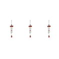 thumbnail image 3 of Youkk Carillons de Vent Exquis avec Complexe pour un Look Raffiné Multiples Styles et Couleurs Carillon de Vent Pendentif Rouge 3Set, 3 of 6