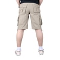 thumbnail image 3 of Cargo Shorts for Men Work Summer Casual Relaxed Loose Fit Baggy Big and Tall Multi-Pockets Beige 29, 3 of 3
