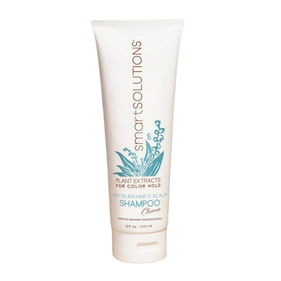 smartSOLUTIONS Problem Hair N' Scalp Shampoo, 8oz | Paraben-Free | Protects Color | Dandruff Fighter