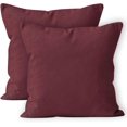 thumbnail image 1 of Cushion Covers 2pc Set (50 X 50 Cm) - Sunbeam Yellow - Solid Dyed Cotton Canvas, 1 of 5