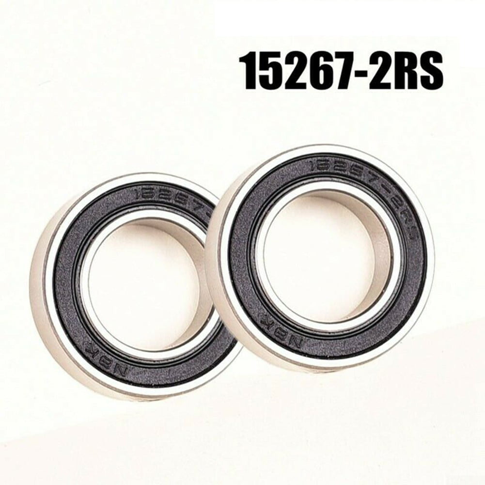 2X 15267 2RS Ball Bearing Rubber Sealed For Rear Hub Bicycle Bike 15X26X7mm 