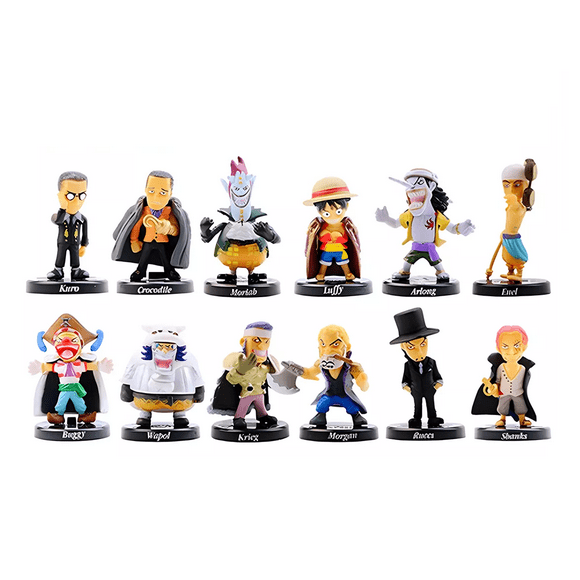 Personaje De Anime De Onepiece Figura Set De 12  COLORES