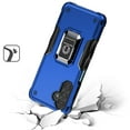 thumbnail image 3 of For Samsung A15 5G OPTIMUM Magnetic Ring Stand Hybrid Case Cover - Blue, 3 of 3