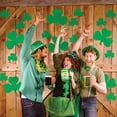 thumbnail image 4 of Green Printed Shamrock Cutouts, 5", Pack of 48, 4 of 5
