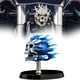 thumbnail image 4 of Decoración de esqueleto de motocicleta de Halloween Adorno de resina 3D Cool Horrible Motorbike Head Sign Window Calcomanía Hombres Accesorios Azul Inevent HA009255-02B, 4 of 6