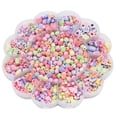 thumbnail image 1 of DIY Bead Set Assorted Cute Multi-purpose Craft Beads Educational Toy for Girls, 1 of 9