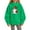 Green, variant on Mercatoo Boys Girls Oversized Sweatshirt 𝐏reppy Long Sleeve Cute Graphic Pullover Teen Halloween Beachwear Pumpkin Hoodies