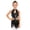 Black, variant on Kids Girls Sleeveless Sequins Tassels Cutout Jazz Latin Dance Dress Samba Cha-cha Tango Modern Dancewear Navy Blue 6