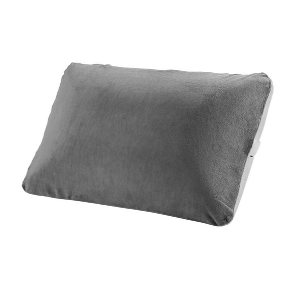 KFFKFF Outdoor Cushion, Travel-Friendly Memory Foam Pillow with Two-Faced Cover, Compact Hiking Pillows with Detachable & Cleanable Cover Plus Carry Bag, Ideal for Camping, Plane Trips, Trekking