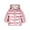 Pink, variant on 1 to 8Y Toddler Girls Boys 3D Dinosaur Hooded Puffer Jacket Autumn Winter Coat Kids Zipper Up Outwear Warm Clothes
