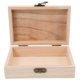 thumbnail image 5 of Unfinished Wooden Storage Box with Lock for Jewelry and Keepsakes – DIY Rectangular Treasure Chest for Home Decor and Organization, 5 of 5