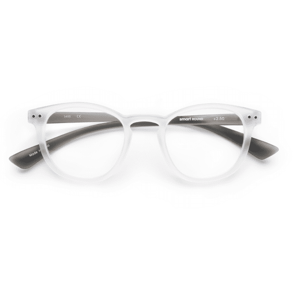 Lentes de Lectura B+D Smart Round Readers Cristal