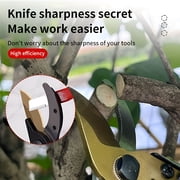 EXLEAF 2026 New Diamond Coated Sharpening Stone, Efficient Blade Sharpener, Sturdy Multi-Purpose Metal Sharpening Stones for Scissors, Knives, Garden Tools, Ergonomic Grip for Comfortable Use