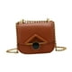 thumbnail image 5 of Mini bolso de hombro para mujer, bolso de mano de PU de moda para citas, compras y desplazamientos Marrón, 5 of 8