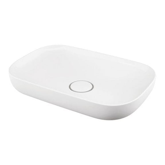 Transolid Franklin Vitreous China Rectangular Vessel Bathroom Sink