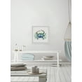 thumbnail image 6 of Marmont Hill Notre Bon Crabe Celeste Framed Wall Art, 6 of 6