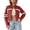 Red, variant on HJYCHN Womens Jackets Fashion Cropped Jacket Contrast Color PU Leather Outerwear For Streetwear And Casual Style Short Coat Winter Coats for Women Red M