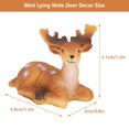 thumbnail image 3 of Noref 3Pcs Simulation Mini Deer Decor Distinctive Resin Craft Succulent Plants Bonsai Decoration,Resin Craft,Bonsai Ornament, 3 of 8