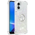 thumbnail image 3 of Case for Motorola Moto G Play 4G 2024 Case Girls Women Glitter Clear TPU Cute Bling Love Quicksand Sparkle Case with Stand Shockproof Liquid Case for Moto G Play 4G 2024 Colorful YBZ, 3 of 14
