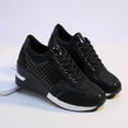 thumbnail image 7 of NOKIO Women's Slip On Breathable Mesh Walking Tennis Shoes Lightweight Comfort Wedge Platform Casual Sneakers for Gym Travel Work Zipper Platform Trainers Lace Up Womens Casual Shoes, 7 of 7