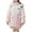 Light Pink, variant on XIMIN Teen Girls Hood Puffer Coats Ski Snowboarding Jacket Stand Collar Raincoat Long Waterproof Down Jacket Kids Trendy Warm Fall Winter Snow Clothing