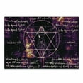 thumbnail image 1 of Geometry Cutting Board, Vitruvian Man with Occult Themes Secret of the Universe Graphic, Decorative Tempered Glass Cutting and Serving Board, Small Size, Purple, by Ambesonne, 1 of 1