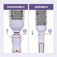 thumbnail image 5 of Bestauty Hair Dryer Brush,3 in 1 Interchangerable Hot Air Brush& Volumizer,Ceramic Negative Ion Curling Dryer Styler Brush with 3 Brush Heads, 5 of 7