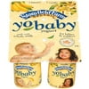 Stonyfield Organic Yobaby Yogurt Banana and Vanilla Whole Milk Yogurt, 4 Oz., 6 Count