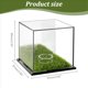thumbnail image 4 of 4X Caja de Presentación de Golf Soporte de Golf de Acrílico Caja de Presentación Transparente Caja de Presentación Cuadrada con Base Verde, 4 of 7