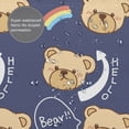 thumbnail image 4 of Cartoon Cute Bear Pattern Shower Curtain, Abstract Animals Waterproof Bath Curtains for Bathroom Decorations, 72 x 72 inches, 4 of 7