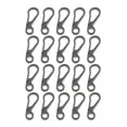 thumbnail image 1 of 20 Piece Carabiner Set Carabiner Hook Snap Closure Keyring Clips Snap Buckle Spring Backpack Clasps Hooks for Camping, 1 of 5
