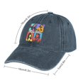 thumbnail image 2 of Mom Vibes Navy Hat Adjustable Funny Fashion Unisex Baseball Cap for Men Women, 2 of 7