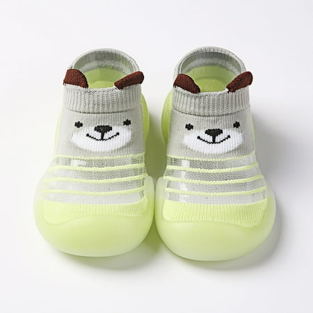 

TUWABEII Toddler Shoes First-Walking Trainers Infant Girls Boys Cute Knitted Breathable