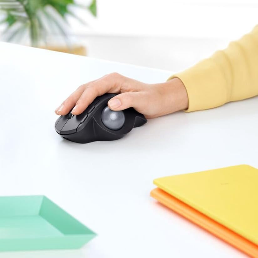 Restored Logitech MX Ergo Plus Wireless Trackball Mouse (Refurbished)