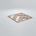 thumbnail image 4 of Ekena Millwork 15 3/8"W x 15 3/8"H x 1/4"T Medium Gilcrest Decorative Fretwork Wood Wall Panels, Cherry, 4 of 18