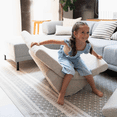 thumbnail image 3 of Dundy Sillón Infantil Moon | Puff Montessori Convertible | Espuma Certificada | Ideal para Juego y Lectura | Diseño Neutro, Fundas Lavables. (Beige), 3 of 5