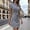 *White, variant on ClodeEU Womens Striped Linen V-Neck Dress,Short Sleeve Button Short Sleeve Dress with Tie Waist Brown,Womens Plus XL