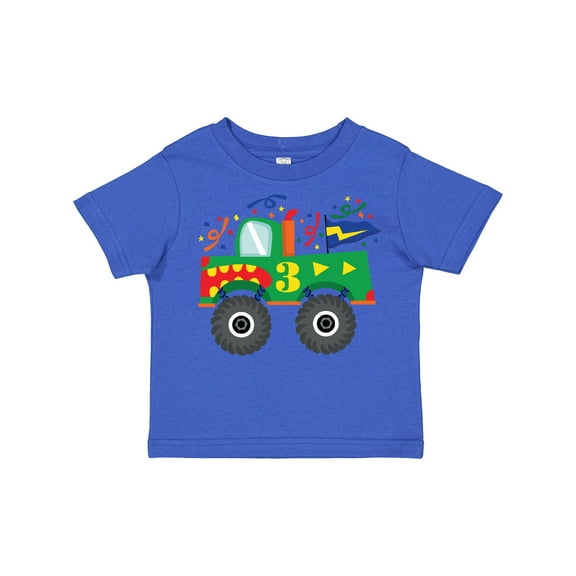 Inktastic 3rd Birthday Truck Boys Toddler T-Shirt