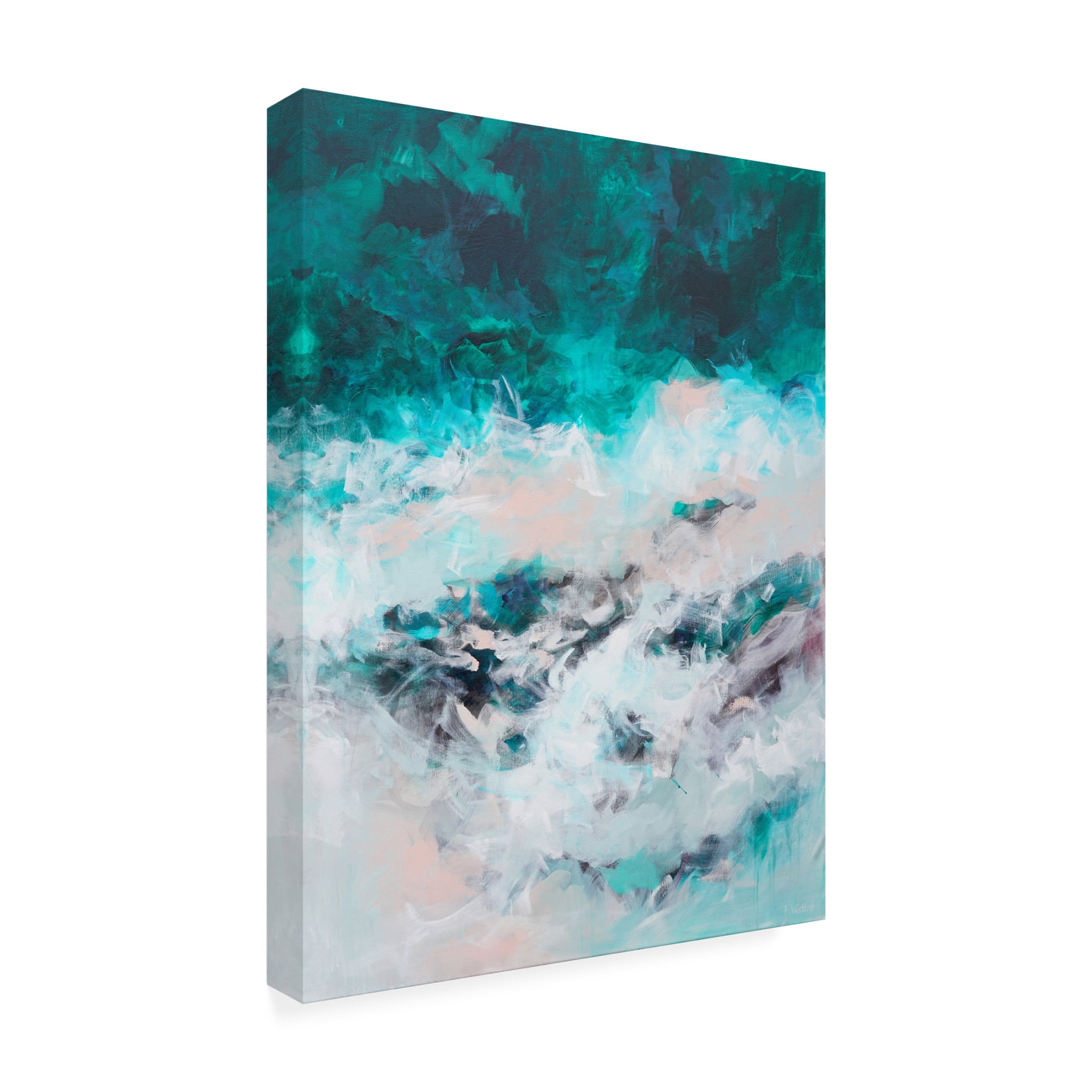 Trademark Fine Art Francoise Wattre The Sound of the Sea Canvas Wall Art