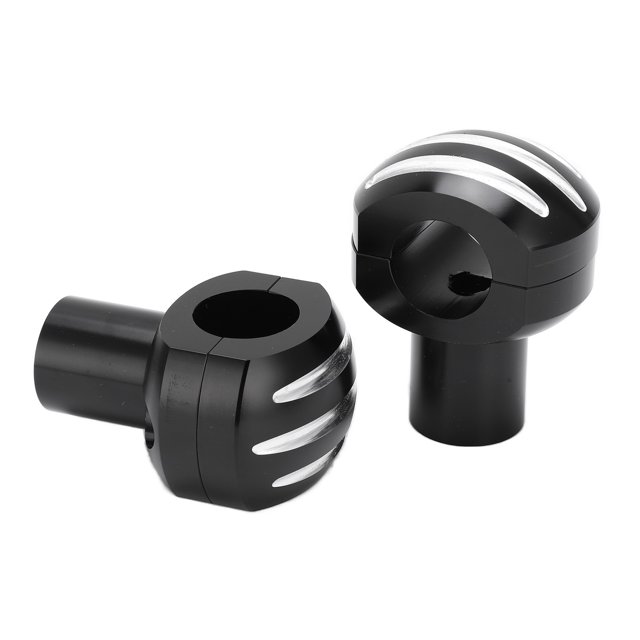 FAGINEY Motorcycle Handlebar Clamp,Universal Handlebar Riser,Motorcycle Handlebar Riser 25mm CNC Universal Motorcycle Handlebar Clamp Round Head with Stripe Handlebar Lifter